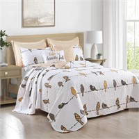 Lush Décor ™ 7pc Rowley Birds Quilt Set King $81