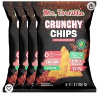 Mr tortilla Spicy 3 Chiles Flavor 2oz Bags, 4-Pack