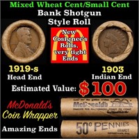 Small Cent Mixed Roll Orig Brandt McDonalds Wrappe