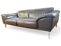 Levi by W. Schillig Adjustable Leather Sofa