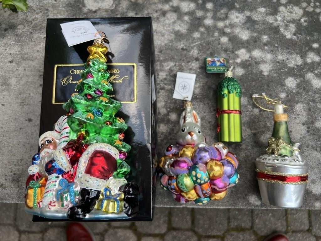 Christopher Radko & Old World Christmas Ornaments