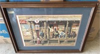 Bill Burkett Country Store Framed Artwork