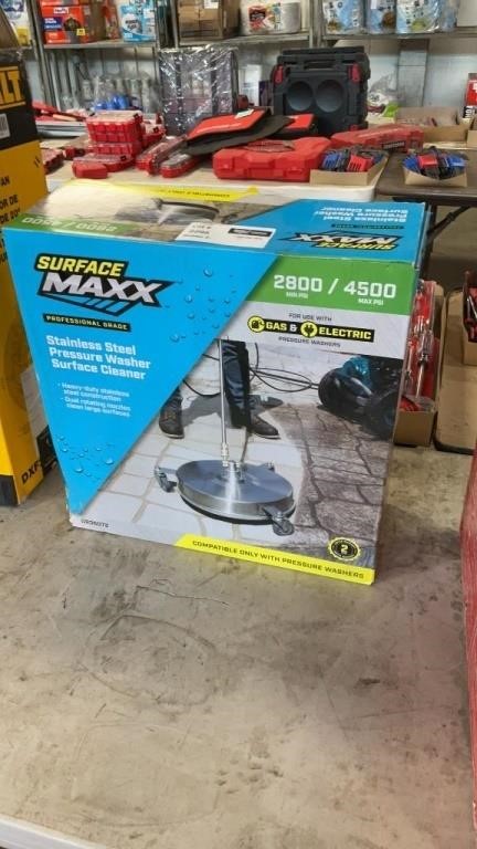 SURFACE MAXX STAINLESS STEEL PRESSURE WASHER