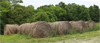 Lot of 16 Mixed Grass Hay Rolls 4x5 (2022 Cutting)