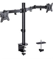 ERGEAR DUAL MONITOR DESK MOUNT, FULLY ADJUSTABLE