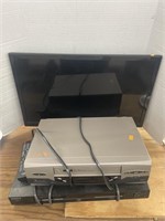 24” insignia tv, dvd and vhs player