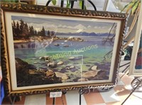 SIGNED "MAGIC OF SAND HARBOR" BY JEAN GUAY