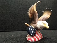 Bald Eagle on American Flag