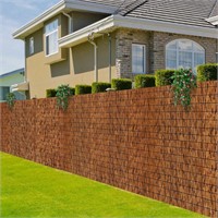 $407  MOOKNAT Reed Fence  6FT X 16.4FT (Brown)