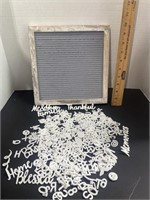 Letter board