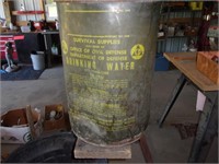 Civil defences ww2 water canister rough