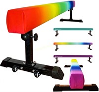 8 Ft Adjustable Balance Beam Rainbow $136 Retail