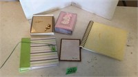 Photo albums and notebooks