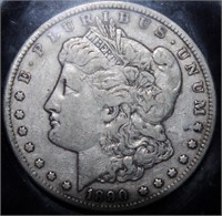Coin - 1890 CC Morgan Silver Dollar