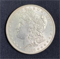 1885 Morgan Silver Dollar US $1 Coin