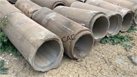 Lot of 6 Cement Culverts