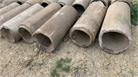 Lot of 5 Cement Culverts
