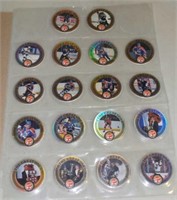 1994 Coca Cola Wayne Gretzky Pogs Complete Set 18