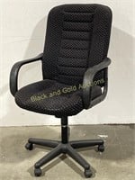 Adjustable Fabric Covered Rolling Office Chair