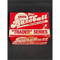 1986 Topps Traded Baseball Set Complete
