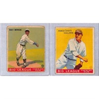 (2) 1933 Goudey Baseball Cards