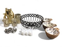 Electric Candles, Basket, Bathroom Accessories