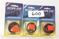 LOT OF 3 SCOPE EYE RECOIL PAD FOR SCOPES