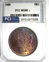 1898 Morgan MS66+ LISTS $975