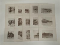 Lot of 15 WW1 Printed Photos 8x11