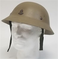 Vintage Asian WWII Military Helmet W/ Insignia