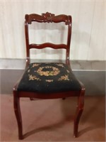 Vintage Chair Cross Stitch on Seat