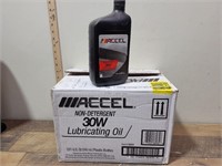 Case of 30 Weight Lubricating Oil .