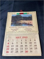 1946 Advertising Calendar Portland OR