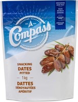 Compass Snacking Pitted Dates, Kosher Certified,