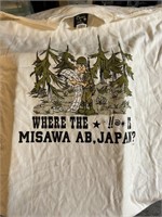 WHERE THE *#$! IS MISAWA AB, JAPAN? T-SHIRT - XL