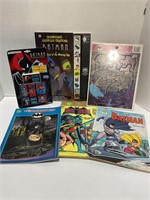 Batman collectible coloring books, puzzle, game