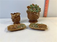 Vtg Japan Sunflower Ceramics
