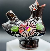 Vintage Folk Art Pottery Bird Whistle