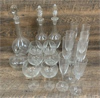 Toscany Romanian Wine Glassware & Decanters