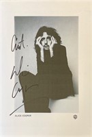 Autograph Alice Cooper Media Press Photo