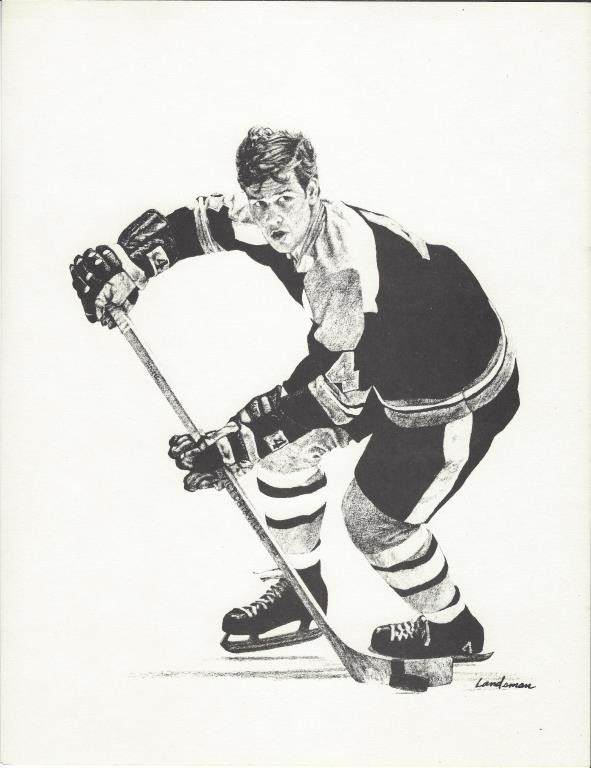 8.5 x 11 Bobby Orr Print