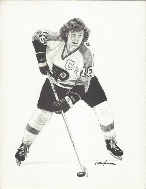 8.5 x 11 Bobby Clarke Print