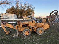 1979 Case DH4 Trencher backhoe