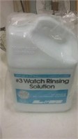 2 gallons of watch rinsing solution