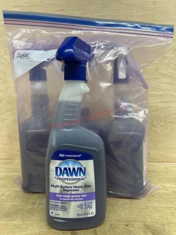 4 spray bottles Dawn multi surface heavy duty