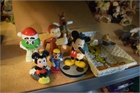 Assorted Figurines (Mickey, M&M, etc.)