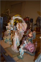 Lot of Ceramic Angels (Including Sleeping)