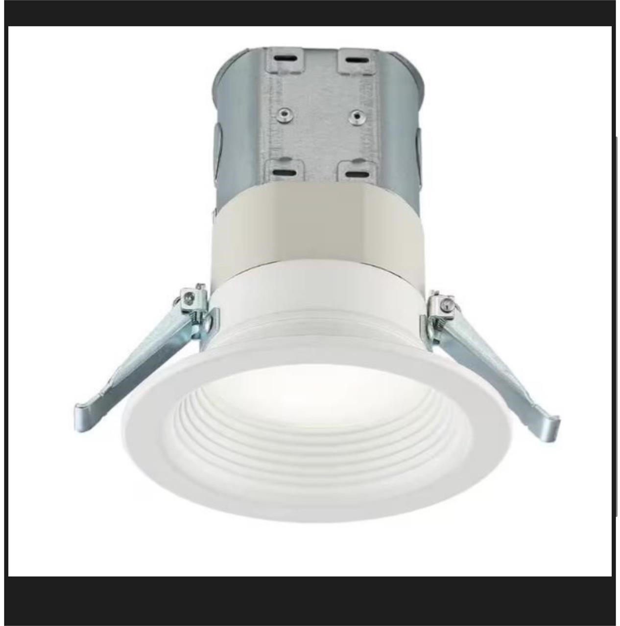 Commercial Electric White Baffle LED