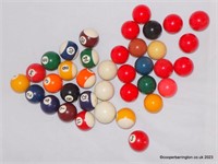 Collection of Snooker and Pool Balls.