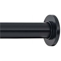 Ivilon Tension Curtain Rod  36 to 54 Inch. Black